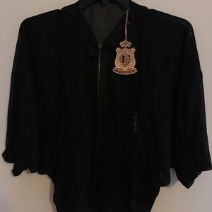 Elan USA Chiffon 3/4 Sleeve Top